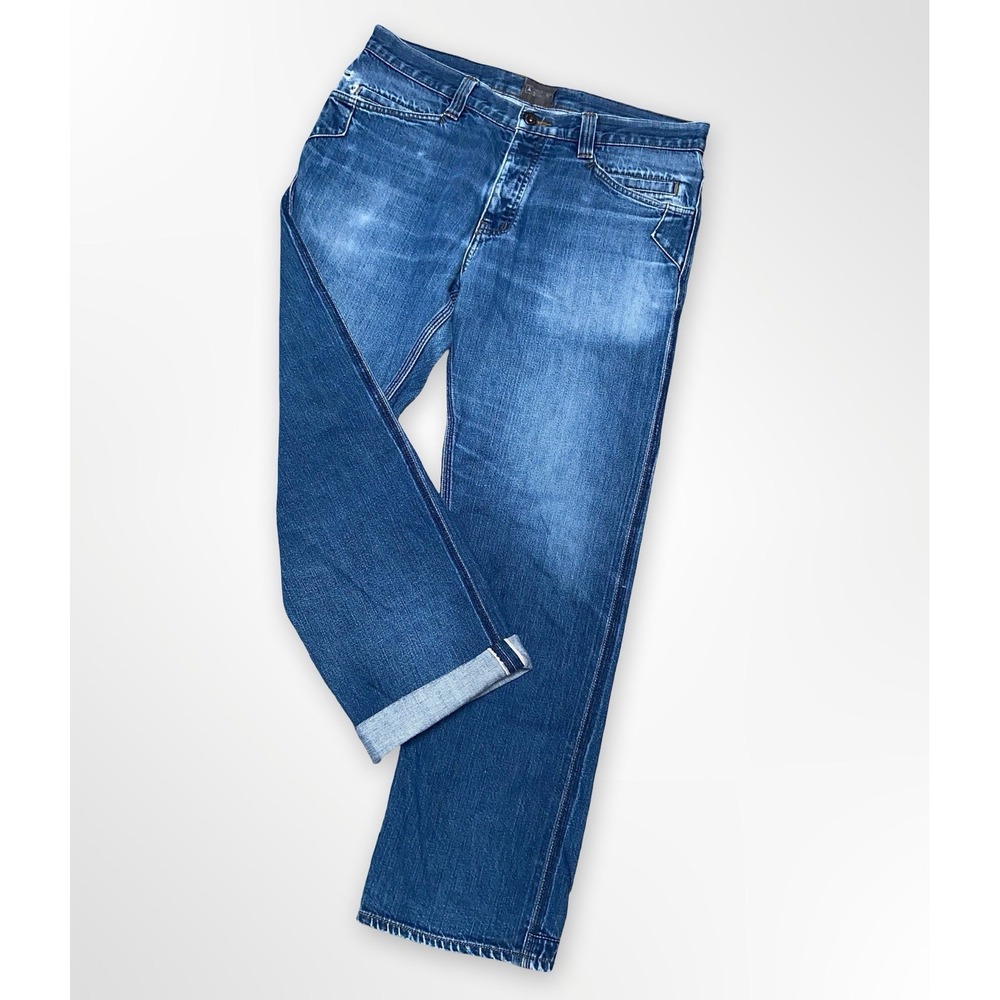 Triple Aught Design Selvedge Denim Jeans Size 34x30 Blue Made in USA Button Fly